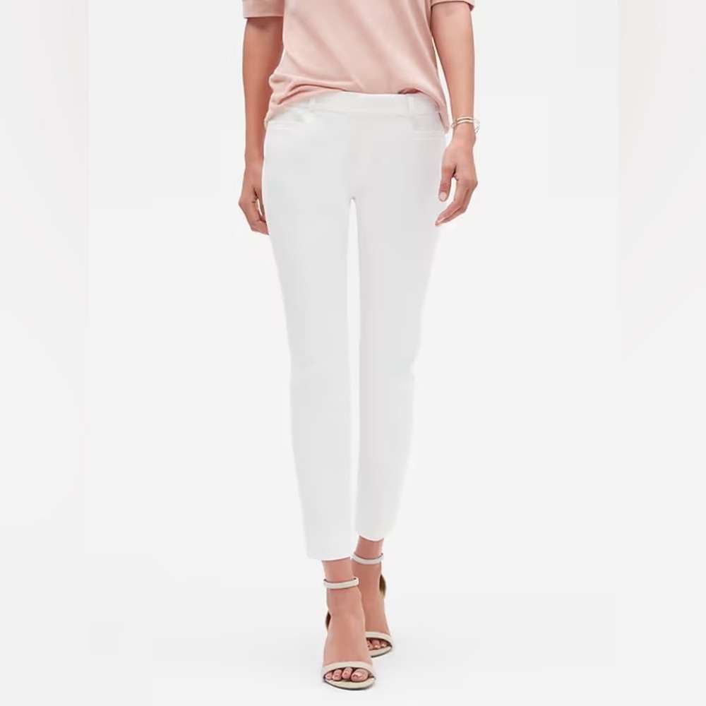 Banana Republic Sloan cropped trouser dress pants work pants.